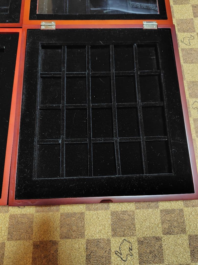 ZIPPOコレクションケース 木箱6段120個収納ケース中古品