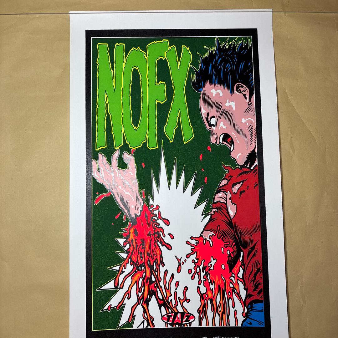 TAZ NOFX シルクスクリーンポスター　AKIRA