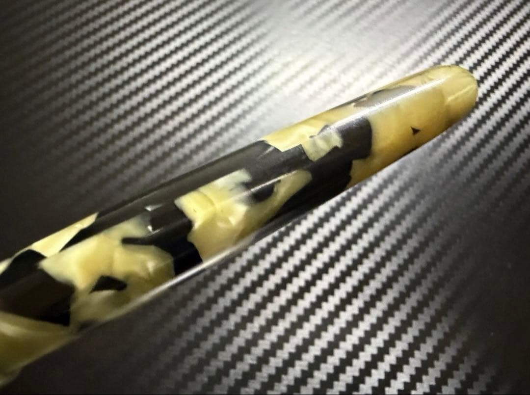 美品 プラチナ 万年筆 3776 セルロイド イシガキ M 中字