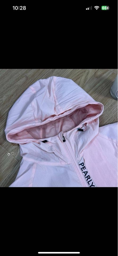 パーリーゲイツ　エアシャットフルジップフーディブルゾン0フード付ナイロンパーカー