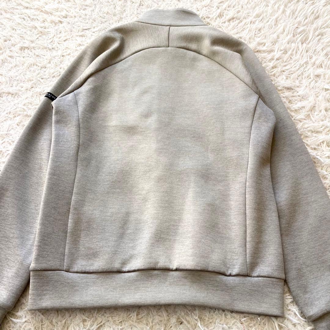 セントアンドリュース ゴルフウェア ニットブルゾン M ロゴ刺繍 ジップアップ