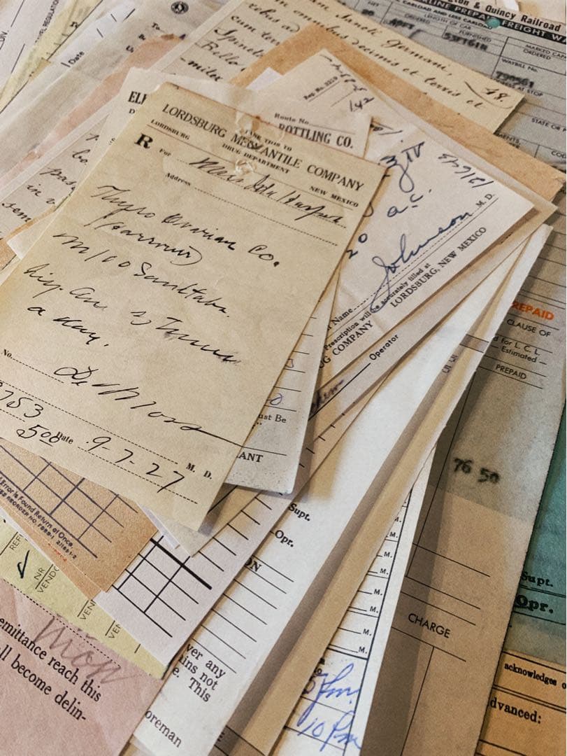 SALE！紙モノ詰め込みBOX ★60サイズ 海外 紙もの ヴィンテージ