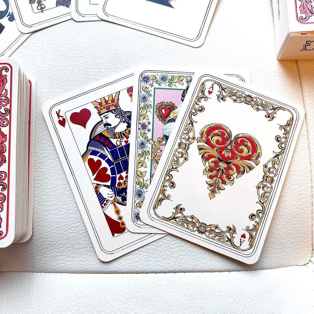 【新品、未使用】dolce&gabbana希少！オリジナル柄トランプ　確実正規品