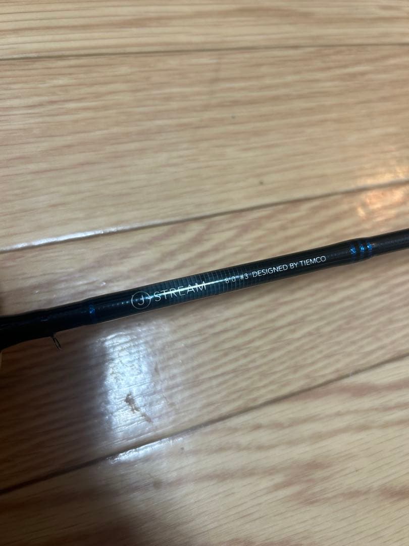 TIEMCO J-STREAM 8'0 #3 フライロッド 3番