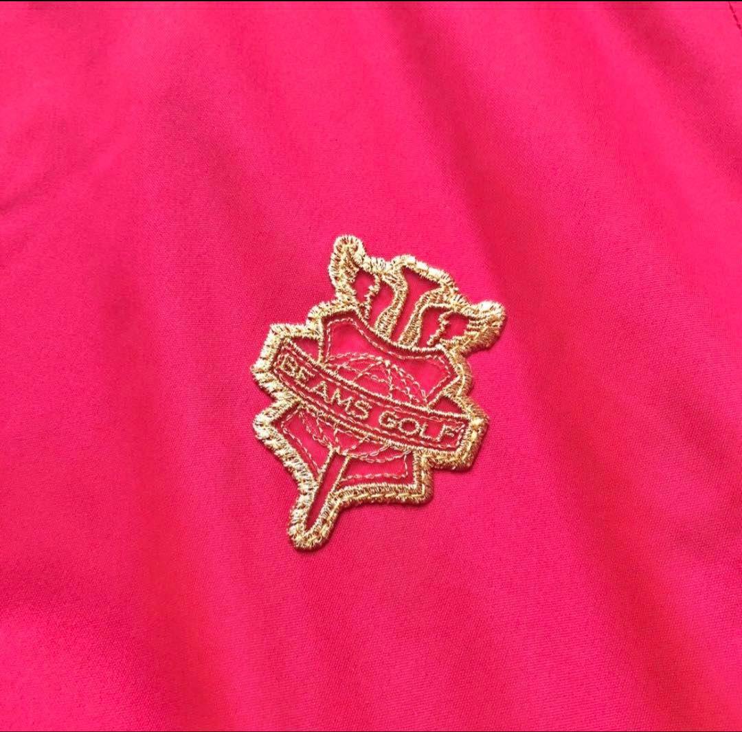 BEAMS GOLF パープルレーベル タラッティワッペン ウインドプルオーバー