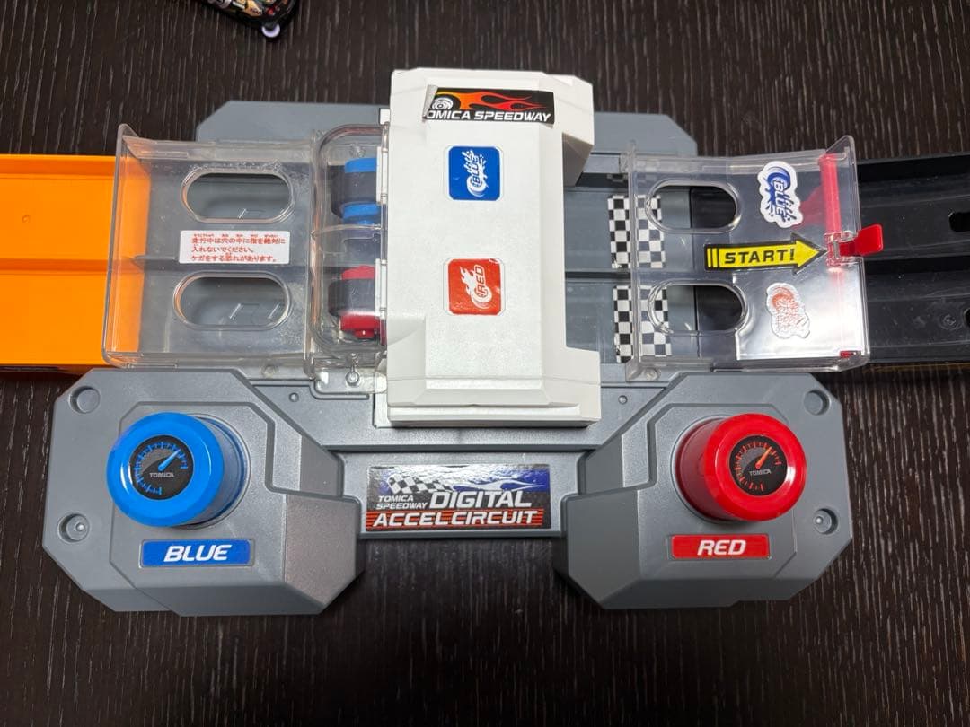 [美品] トミカ 実況サウンド！デジタルアクセルサーキット 箱説明書付 動作良好