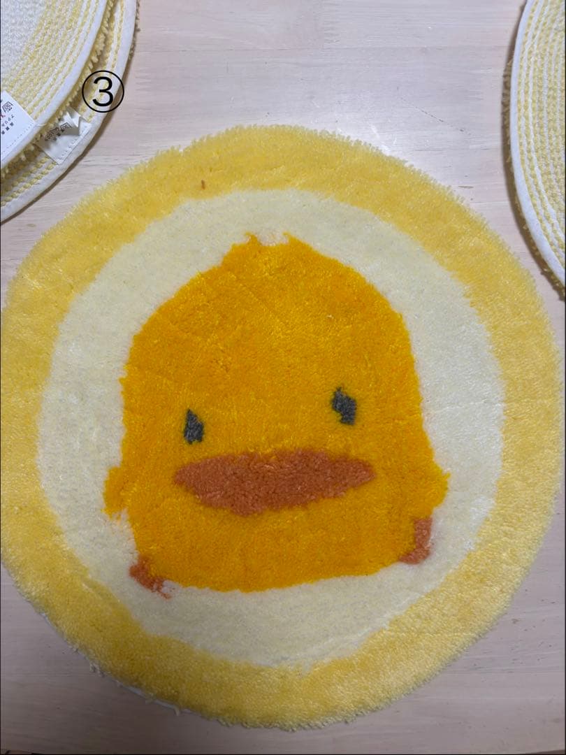 マザーグースの森　ぴよちゃんラグ・マット 4枚セット （オリジナル袋付き）