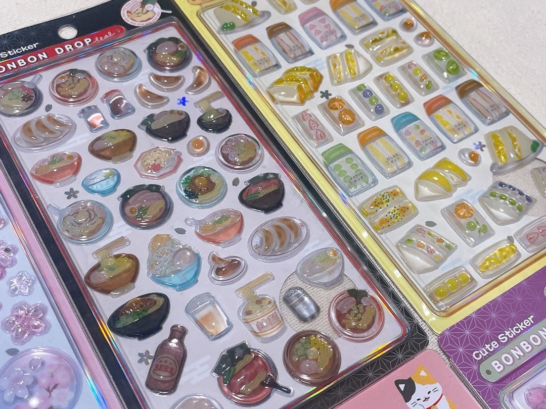 ボンボンドロップシール　和柄　第2弾 8枚　セット