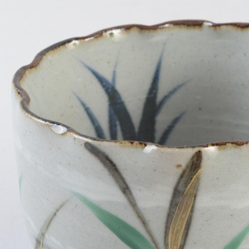 和食器　茶懐石　幸兵衛窯　芦文　小鉢　五客　共箱　N　9373