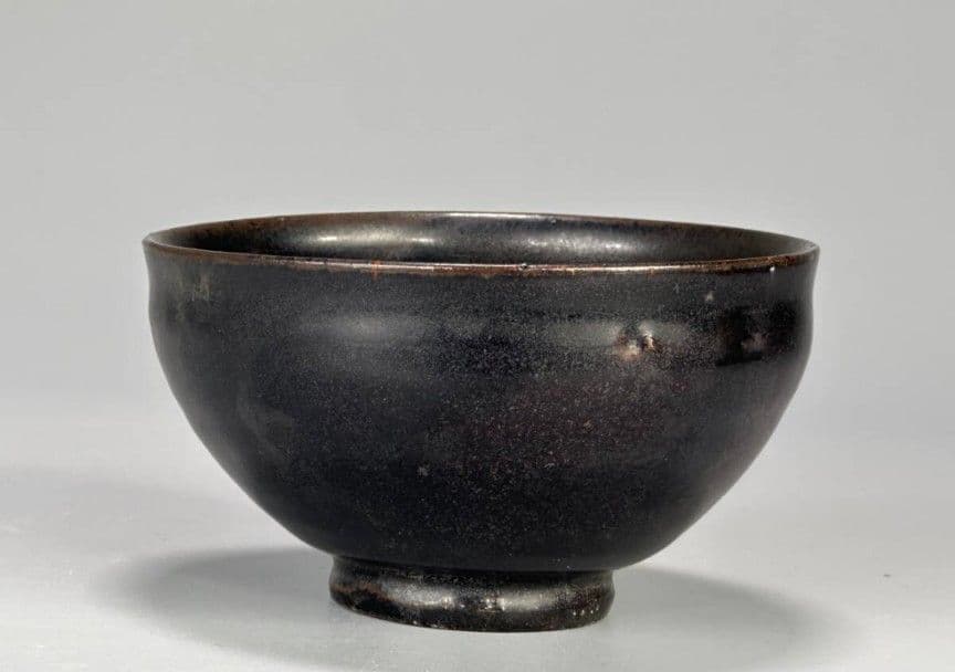 高麗～李朝時代　黒高麗　茶道具　黒釉茶碗　抹茶碗　朝鮮古陶磁