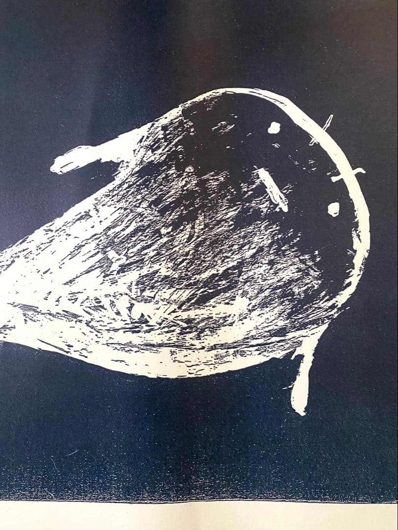 希少！仲條正義『仲條のフジのヤマイ』シリーズポスター 【くじら】