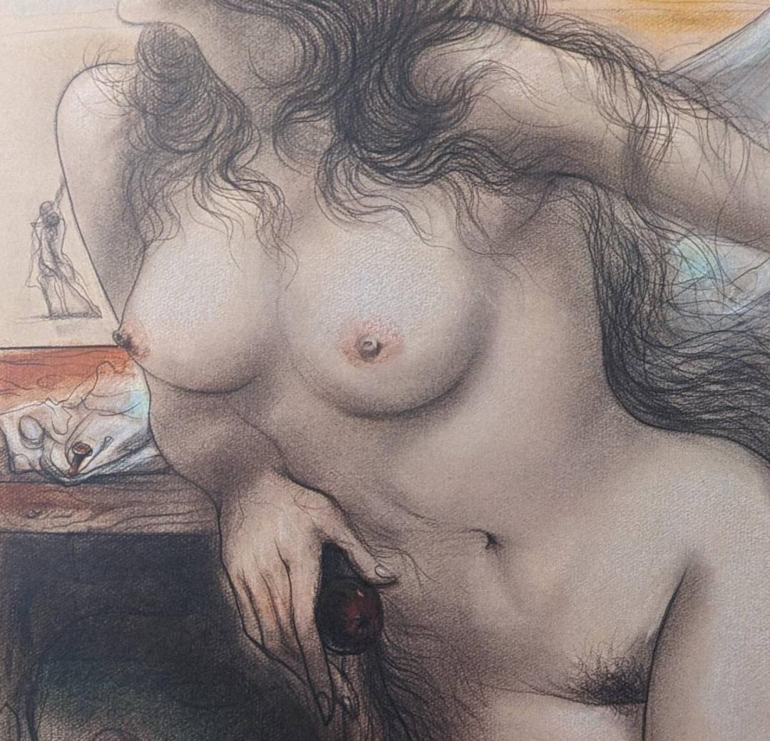 古沢岩美、「沙漠のマドレーヌ」、厳選、希少画集・額装画、限定800部、人気作品