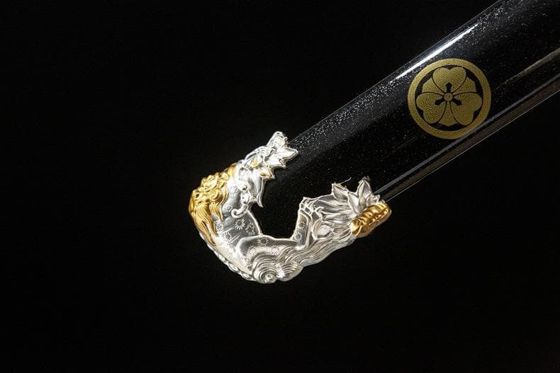 二色獅子太刀 日本刀 模造刀 居合刀 武士道 武蔵 鑑賞用 手鍛造打