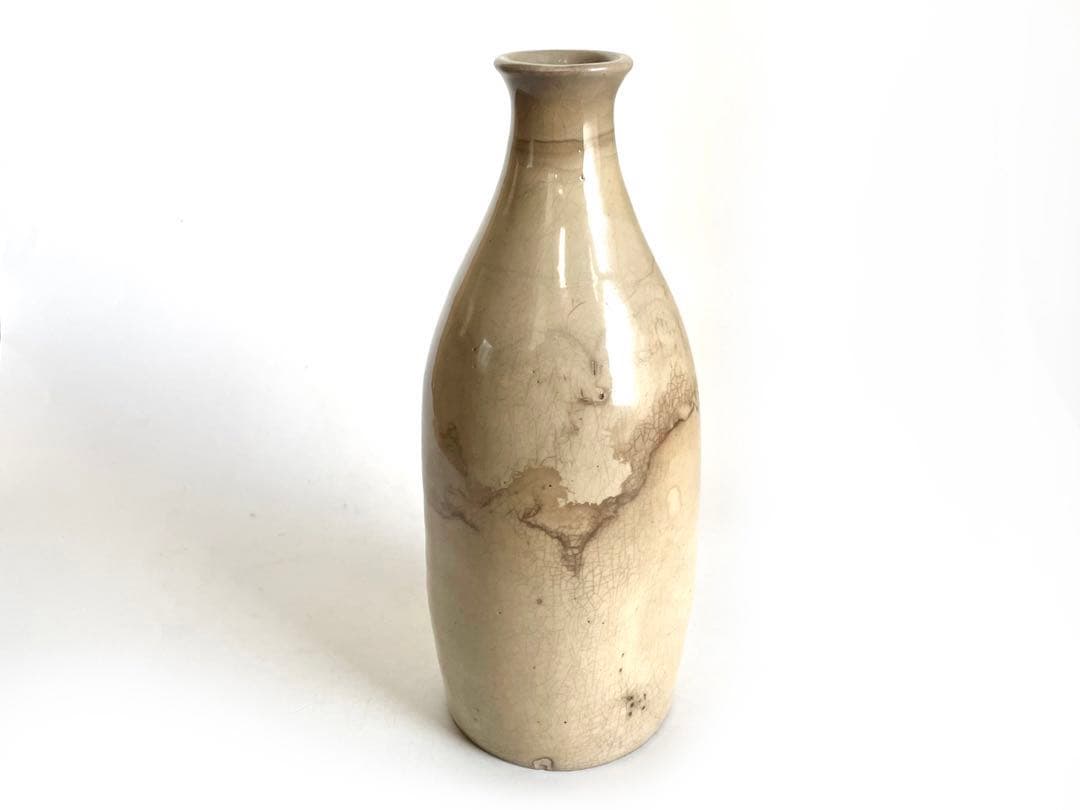 骨董　アンティーク　丹波焼　古丹波　白丹波　徳利　雨漏り　酒器　花瓶　民芸　民藝