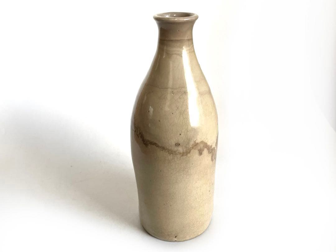 骨董　アンティーク　丹波焼　古丹波　白丹波　徳利　雨漏り　酒器　花瓶　民芸　民藝