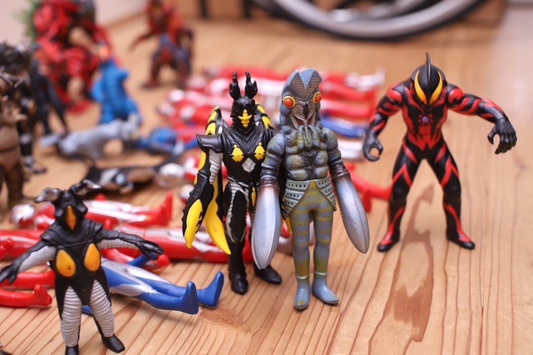 【38体セット】ウルトラマン&怪獣　ソフビ