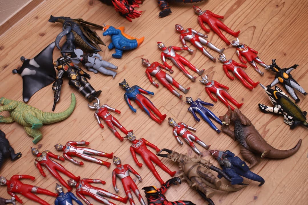 【38体セット】ウルトラマン&怪獣　ソフビ