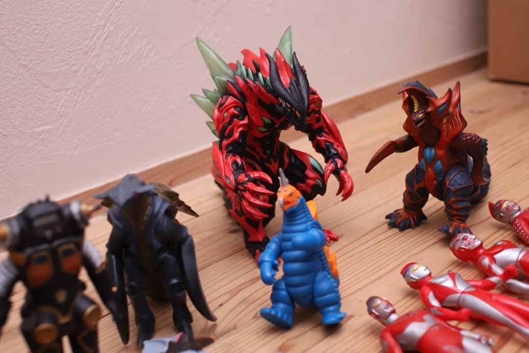 【38体セット】ウルトラマン&怪獣　ソフビ