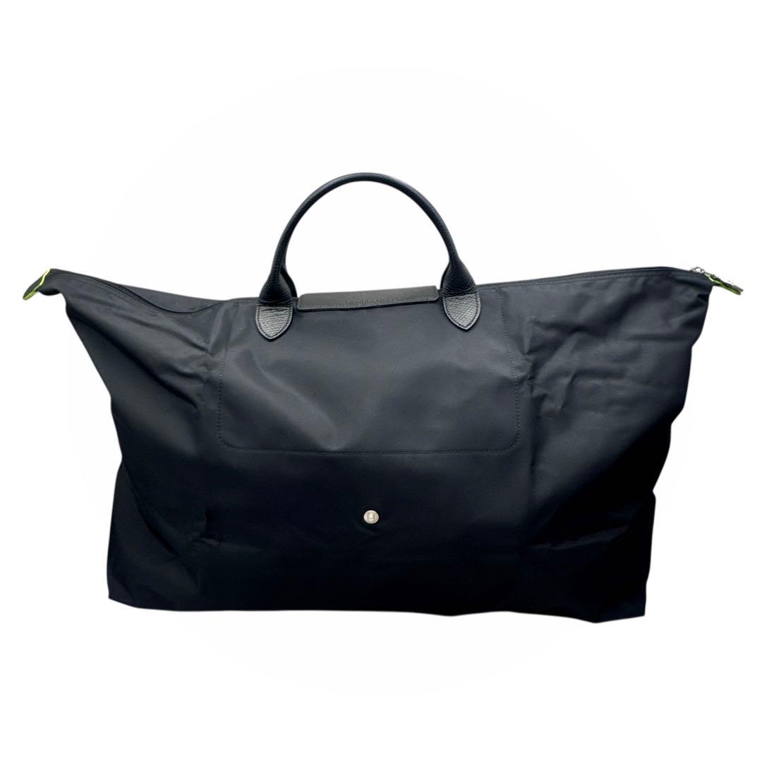 美品　LONGCHAMP プリアージュ　ボストンバッグ グリーン　ブラック 旅行