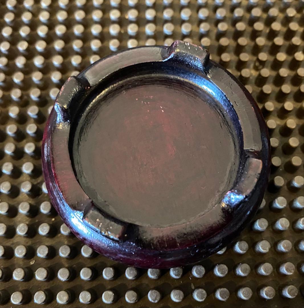 安南焼・アナミス　ミニ染付花器　　　鑑賞台付 一輪挿し　ヴィンテージ　レア