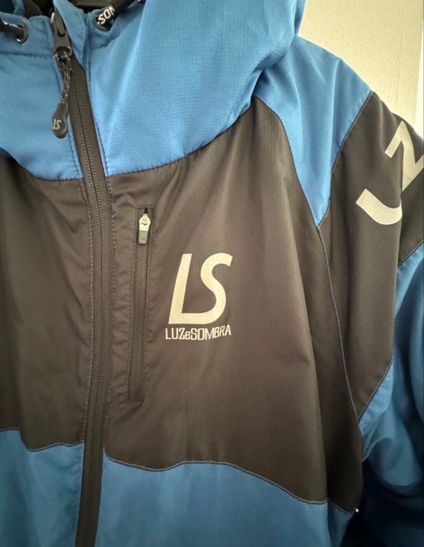 Luz フード付き ベンチコート 青黒　xl