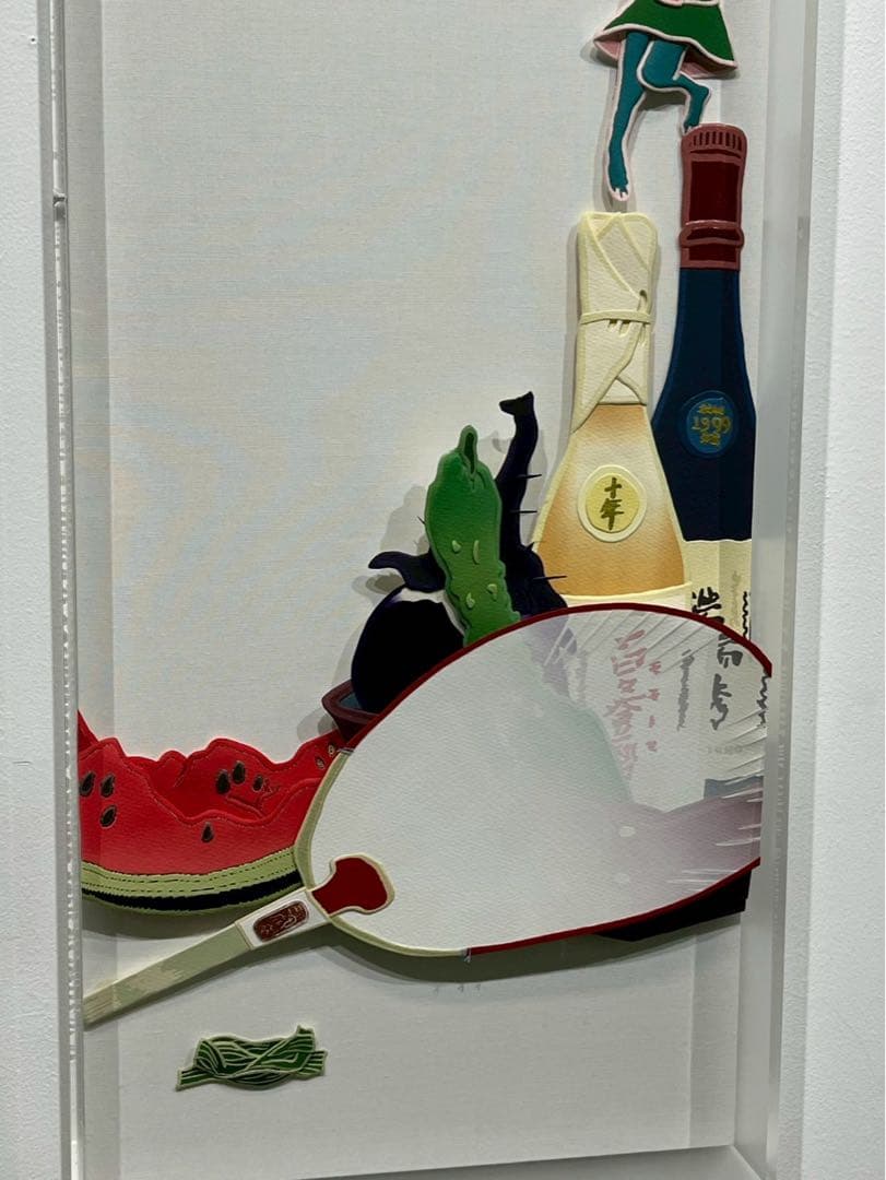 ミヤケマイ「夏祭り Twilight」 コラージュ作品