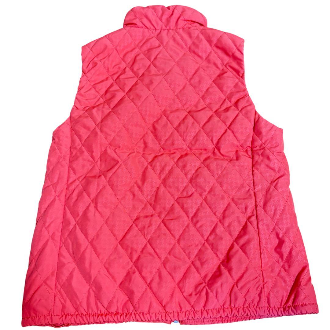 ellesseエレッセオレンジキルティングベスト Mサイズ