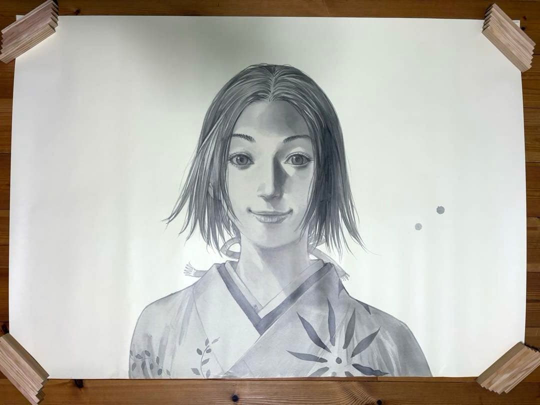 バガボンド　井上雄彦　最後の漫画展　おつう　ポスター