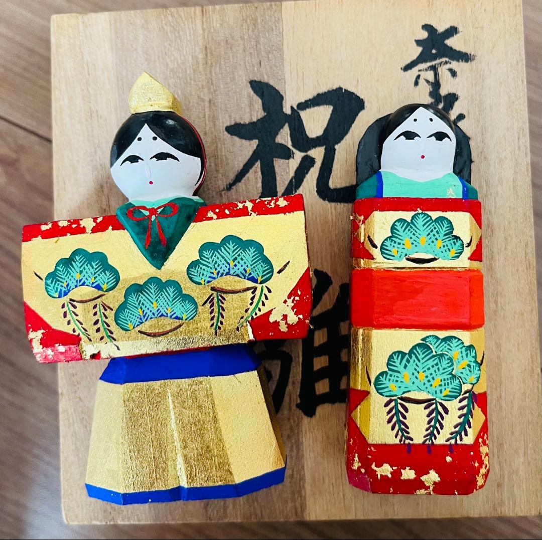 ✨奈良一刀彫✨雛人形✨若草工房