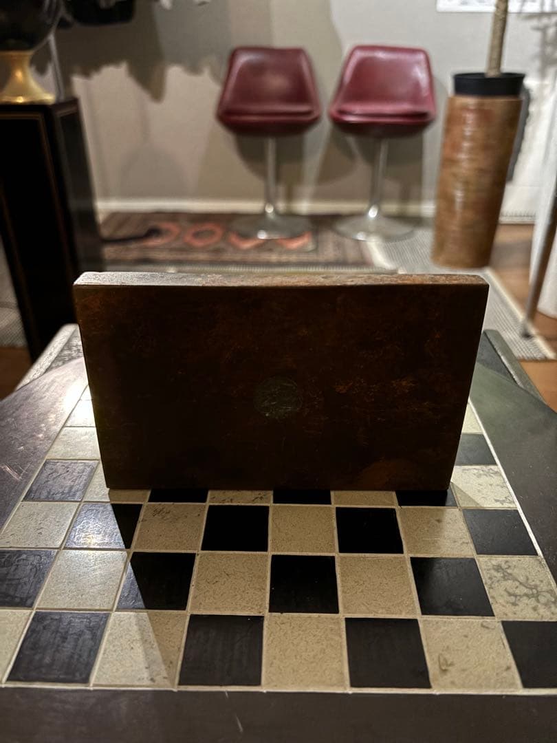 ビンテージ　ウェイト（書類プレス）オブジェ