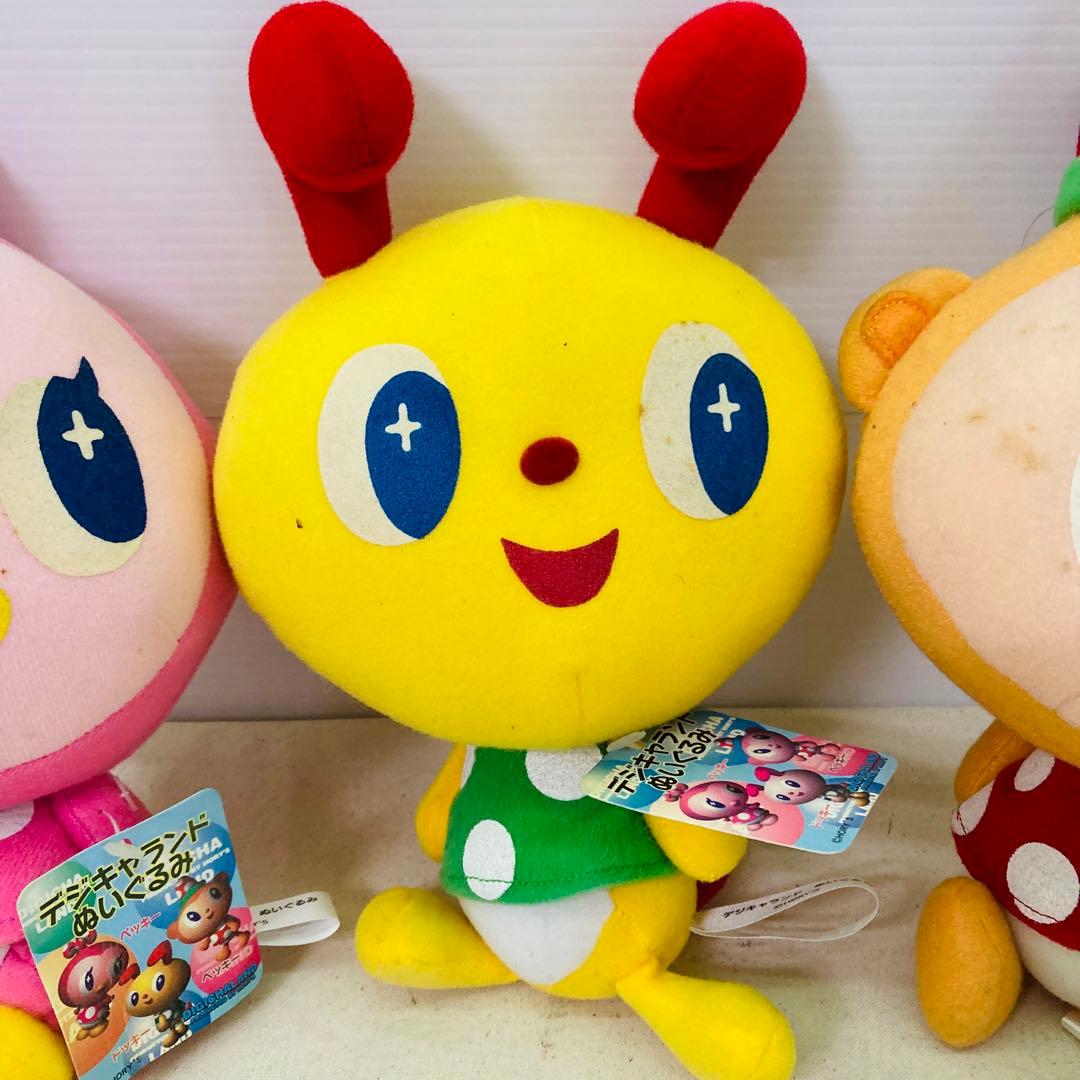 【タグ付き】デジキャランド　ぬいぐるみ　3体セット　コンプリート　セガ