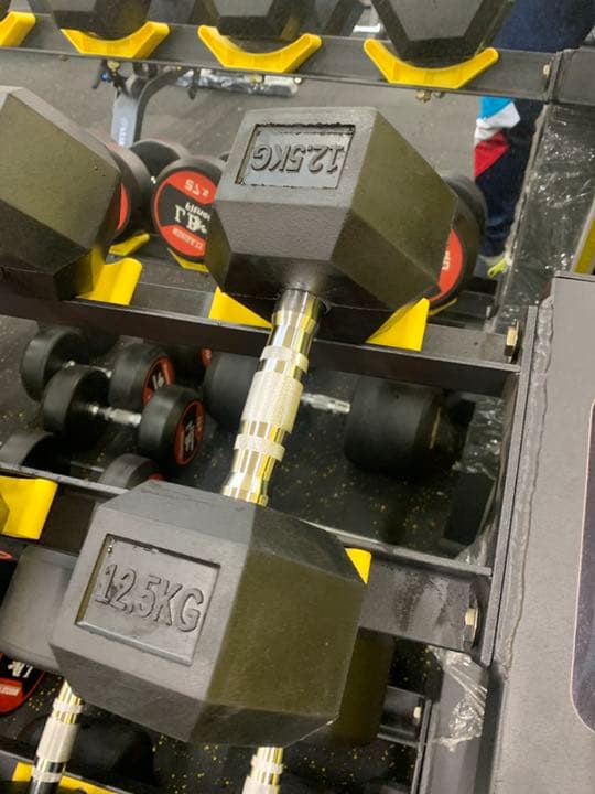 ラバーヘックス  ダンベル　60kg 2個