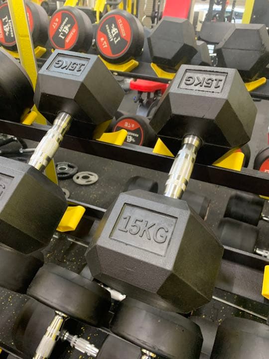 ラバーヘックス  ダンベル　60kg 2個