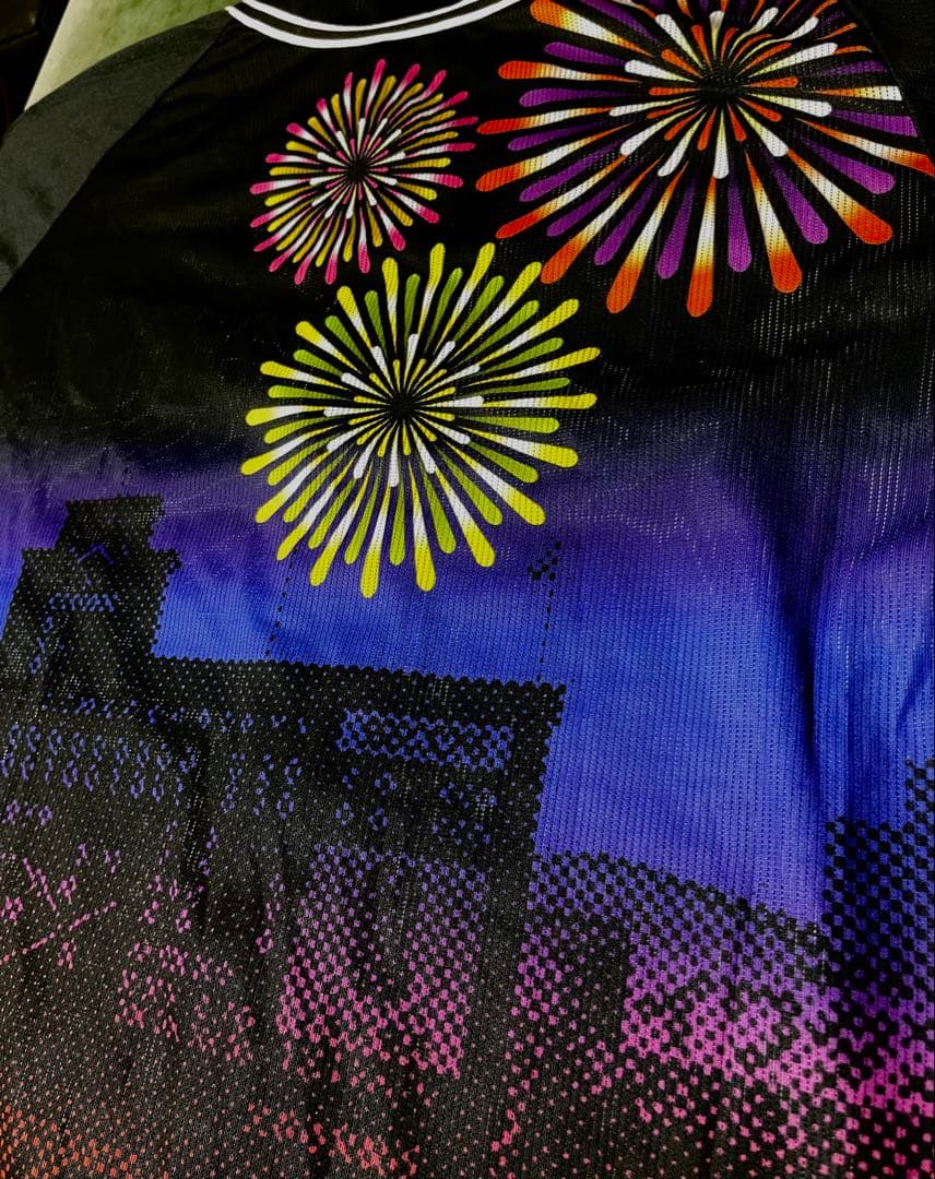 【レア】阪神タイガース デザインジャージ 甲子園 花火 1000枚限定 サイズS