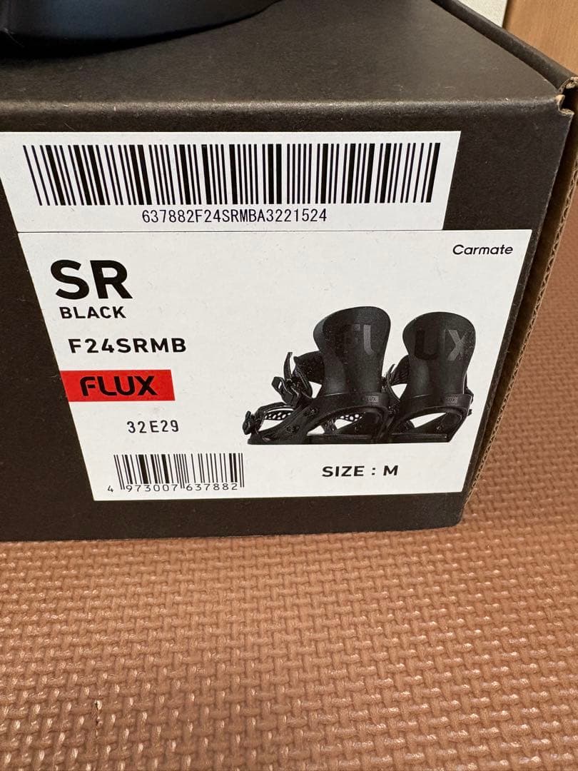 FLUX SR BLACK サイズM 22-23箱・保証書付 フラックス簡易包装