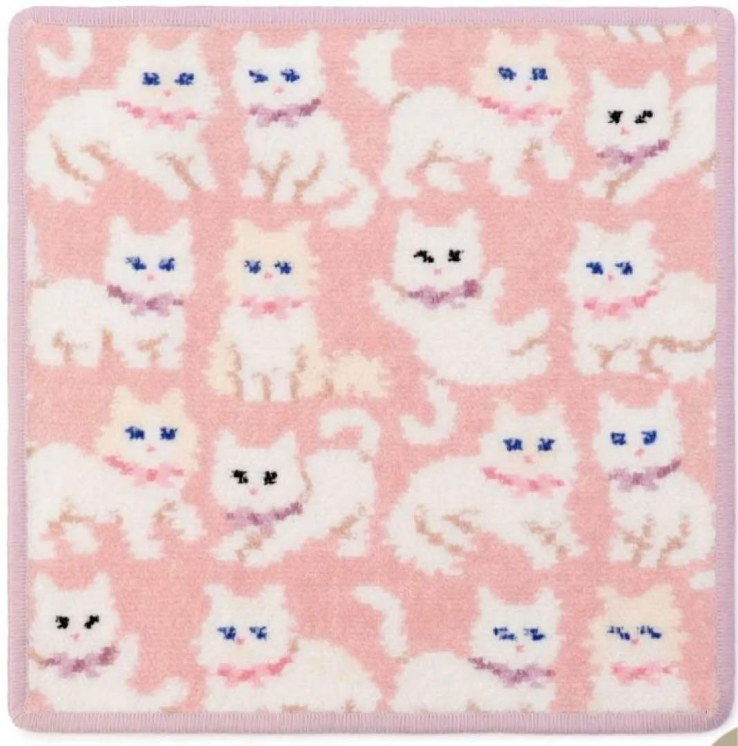 フェイラーハンカチ＊モフモフネコチャン　新品、未使用　2点セット