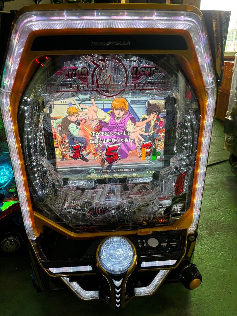 PAフィーバー機動戦士ガンダムユニコーンbY パチンコ 実機 無加工