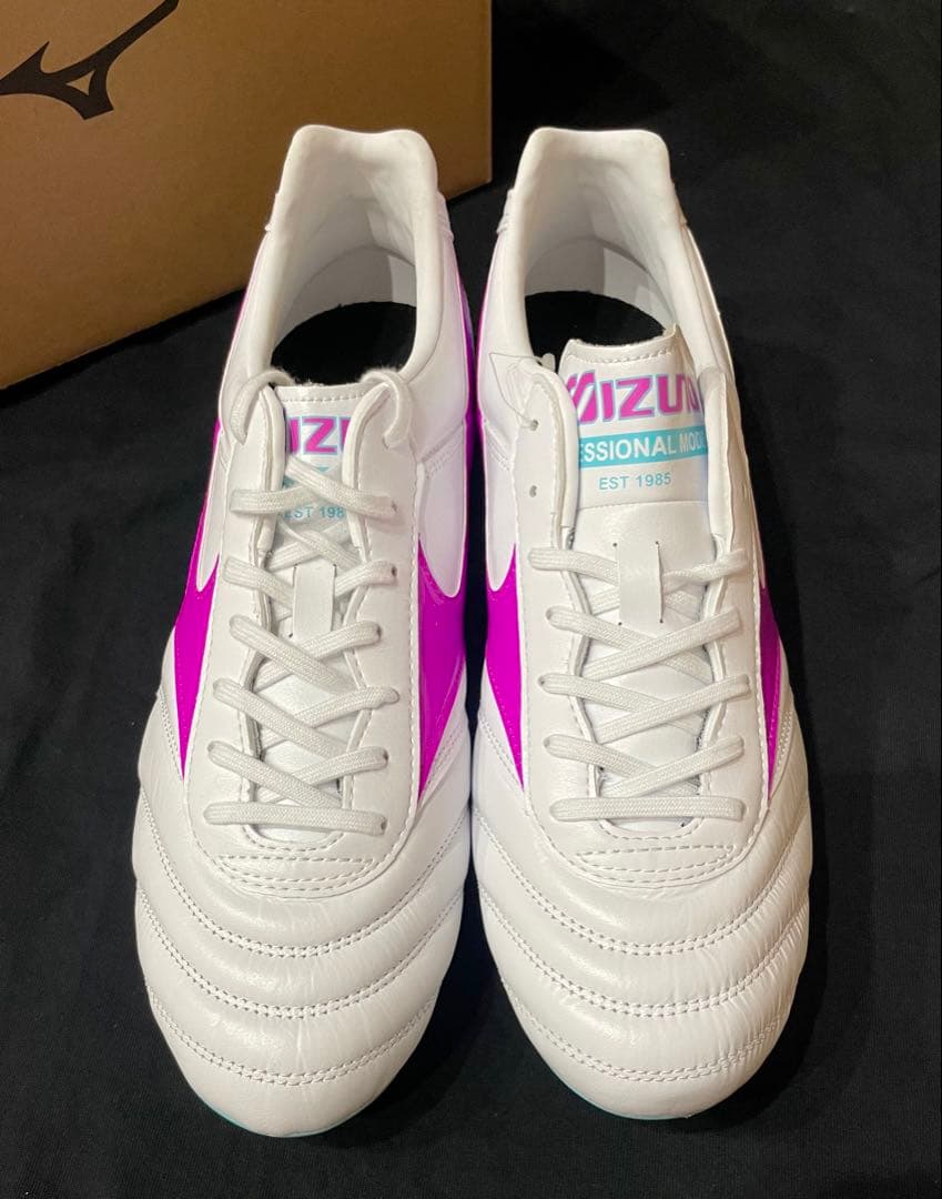 ミズノ　モレリア AG 26 限定カラー カンガルー　ホワイト　ピンク