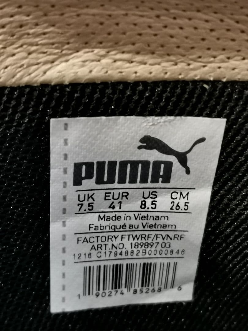 【1回のみ着用 26.5cm】PUMA ゴルフシューズ ハイカット イグナイト