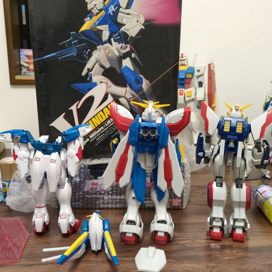 ＨＧＥＸ Vガンダム　ゴッドガンダム　シャイニングガンダム　ジャンクまとめ売り