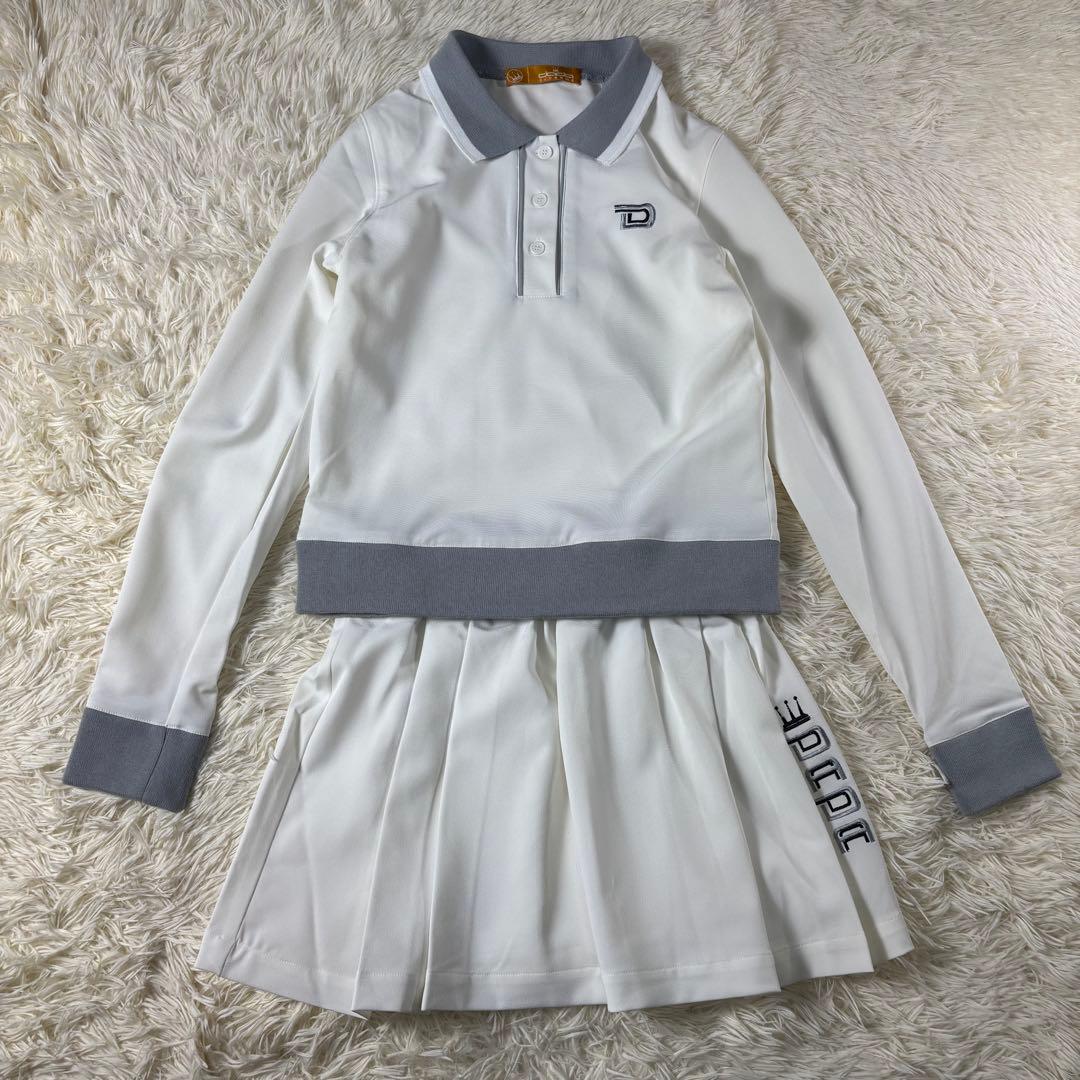 ダダシュプリーム Ssize ゴルフウェア セットアップ 刺繍ロゴ ストレッチ