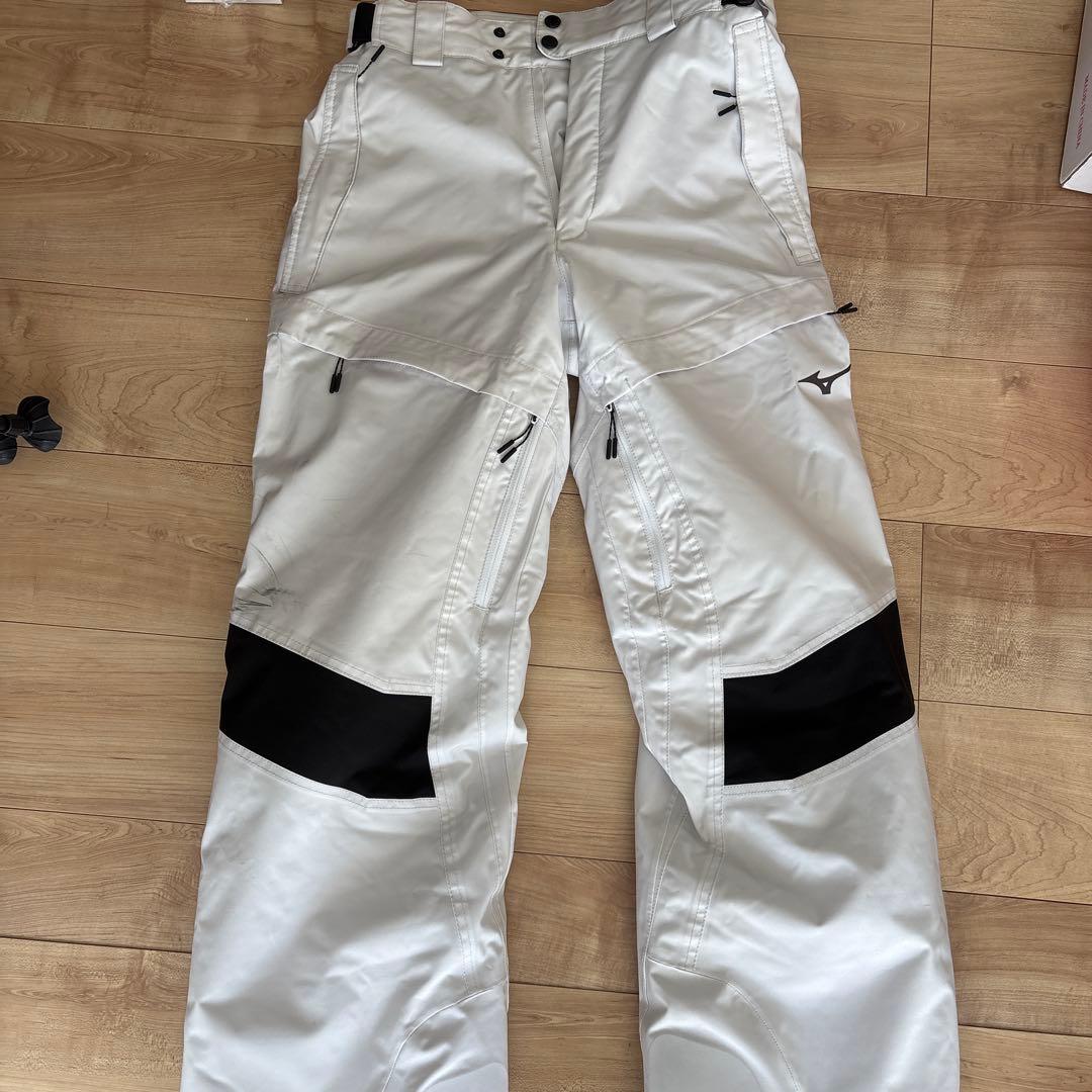 Mizuno スキーウェア L ブラック/ホワイト 上下セット