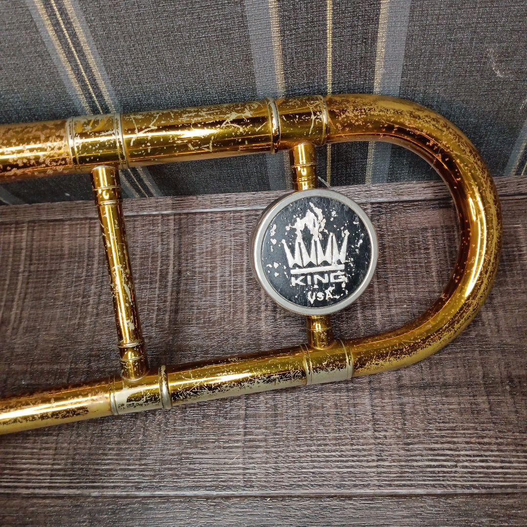 現状品 KING キング 606-LAトロンボーン 純正 ハードケース