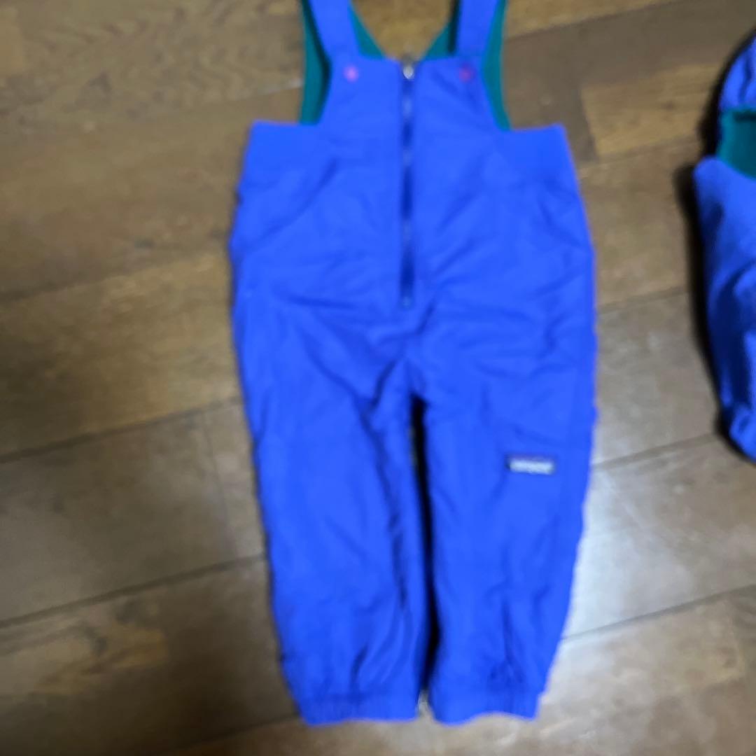 patagonia 子供用ウェアセット 24M ブルー 3.5歳くらいまで