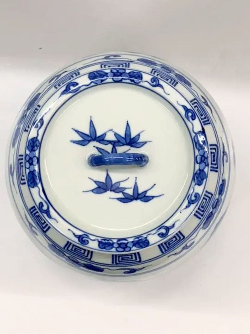 染付　山水　水指　茶道具　茶碗　抹茶碗