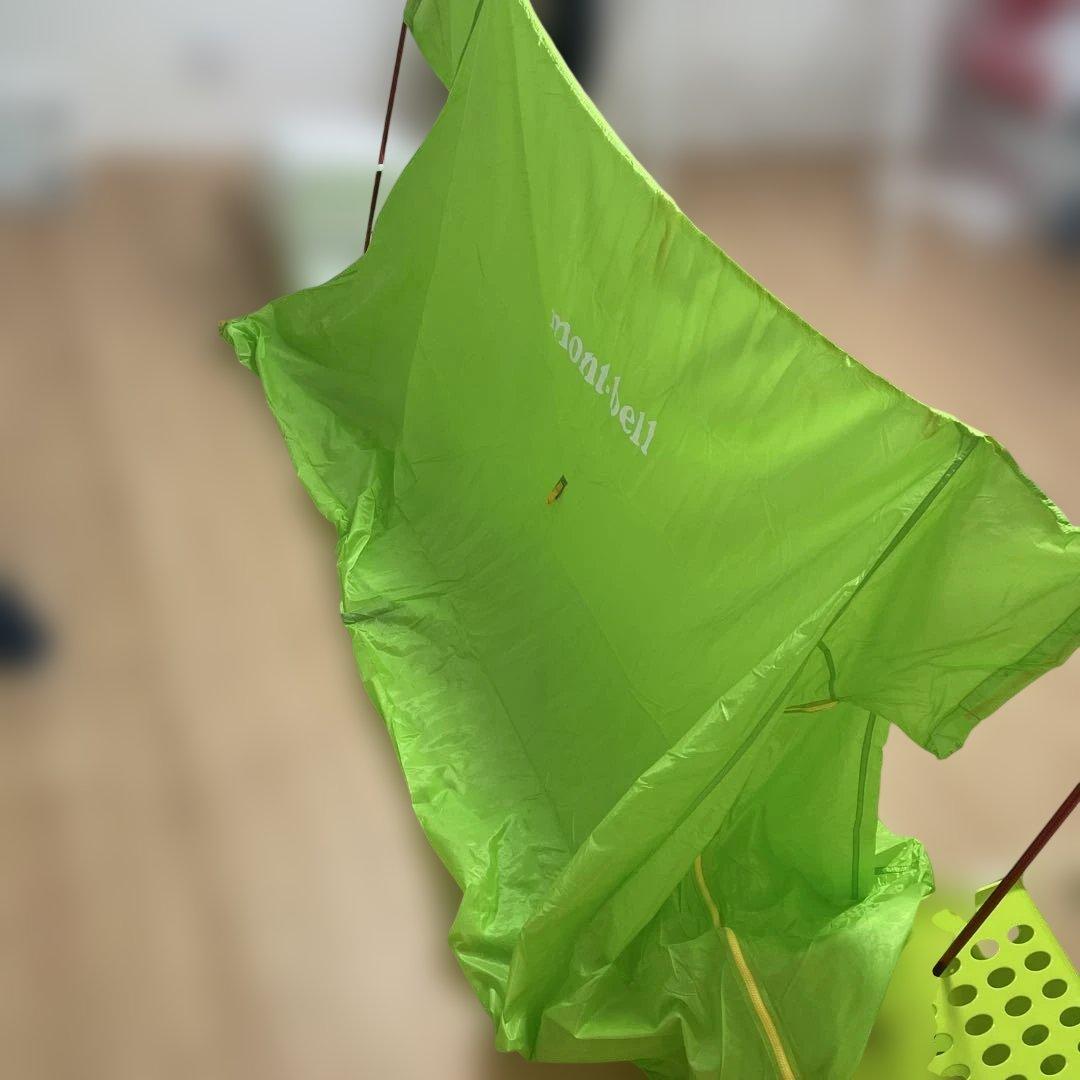 モンベル ライトツェルト ＆ 専用ポール2種フルセット 登山 キャンプ