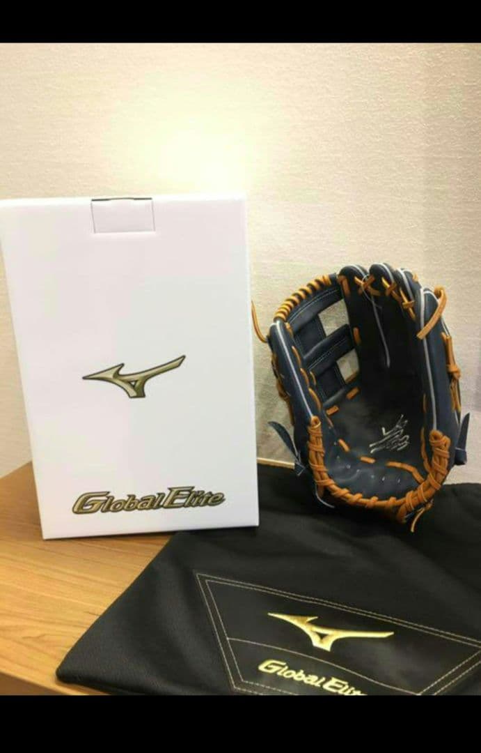 【阪神糸原選手サイン入り】ミズノ グローバルエリート　グローブ