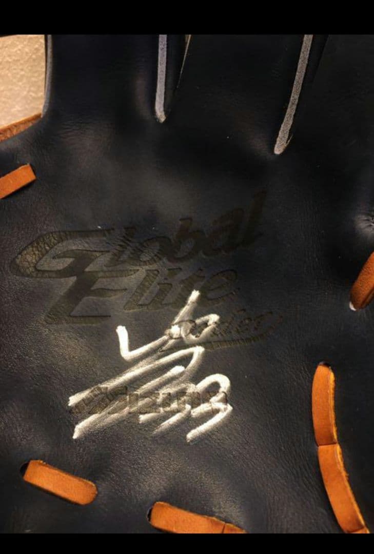 【阪神糸原選手サイン入り】ミズノ グローバルエリート　グローブ