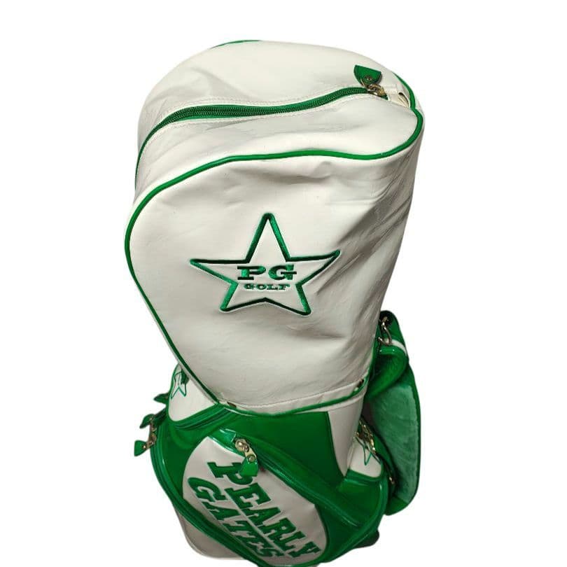 PEARLY GATES パーリーゲイツ キャディバッグ グリーン/ホワイト