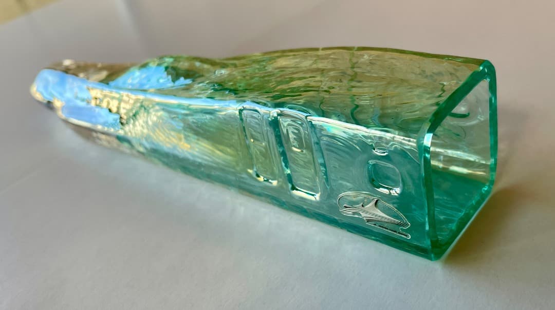 北海道新幹線 開業記念品 ガラス製 オブジェ 模型